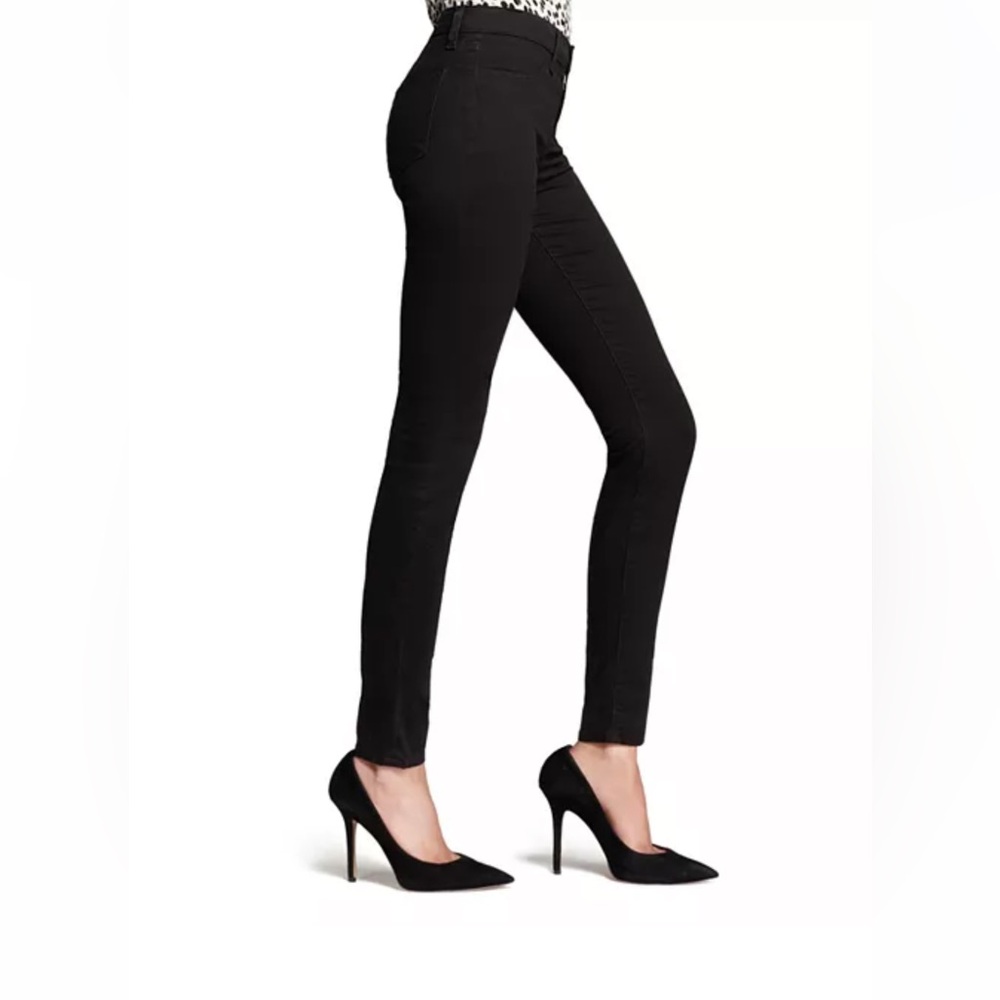 J Brand Midnight Black Stretch Crop Skinny Jeans Sz 31 - Picture 10 of 10